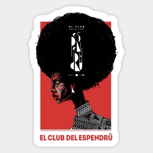 el club del espendrú Sticker